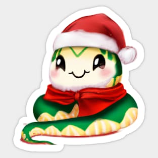 Cute Snake Drawing Sticker